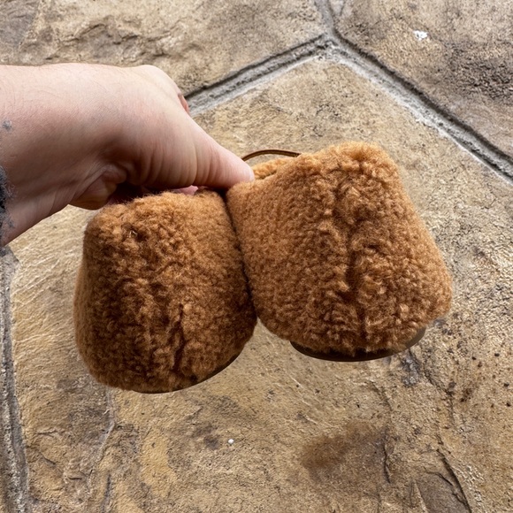 MICHAEL KORS Mara Faux Shearling Ballet Flat Size 10 - Picture 10 of 11